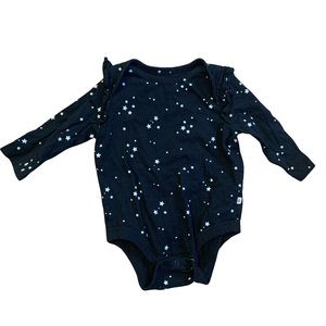 3-6 months GAP organic star bodysuit